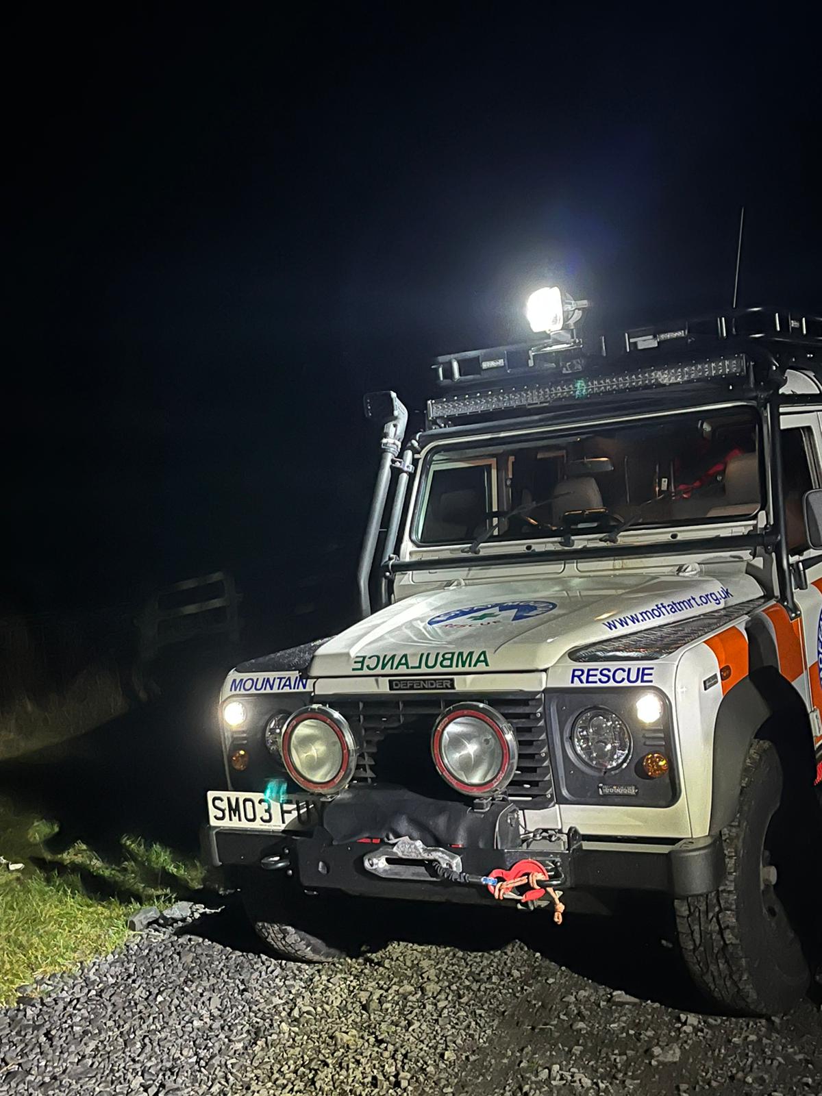 Overdue elderly dog walker found 10 hours after setting out Moffat